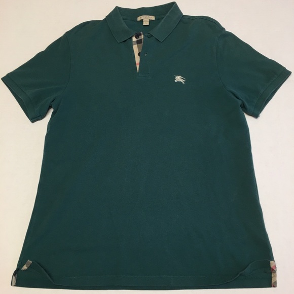 green burberry polo